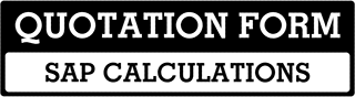 SAP Calculations Quote  For South West of England